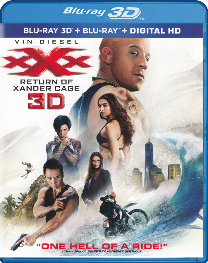 Xxx Return Of Xander Cage 3d Blu Ray 3d Blu Ray Digital Hd Bl 0925